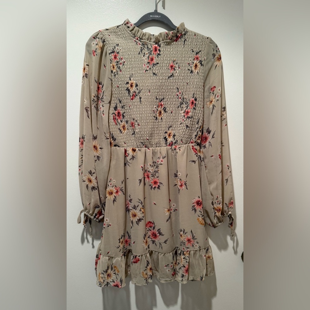 Floral Long Sleeve Dress